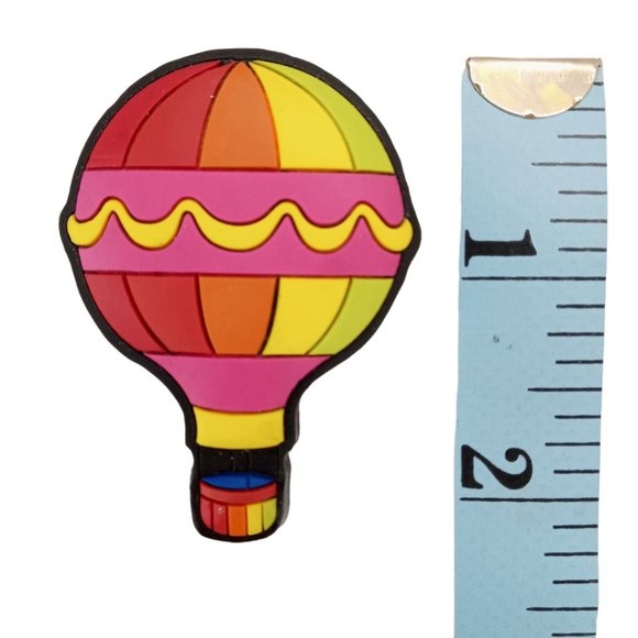 Hot Air Balloon Magnet Vintage Refrigerator Rubber PVC Colorful 3D Rainbow Gift - Picture 3 of 3